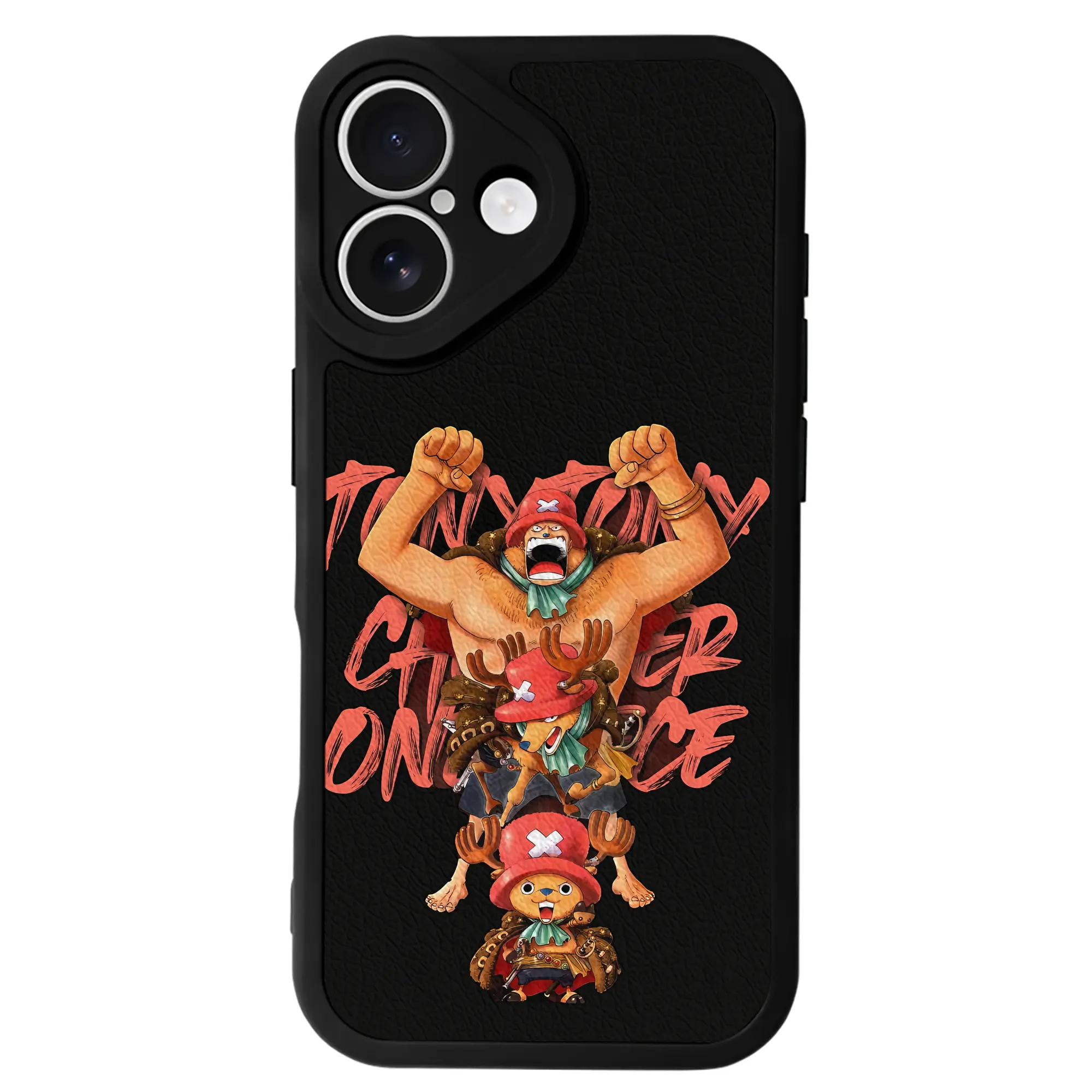 ワンピース グッズ トニートニー・チョッパー - IPhone 16シリーズ対応 ・ シリコンスマホケース ・ レザー調 ・ 高精度フィット ・ 耐衝撃 ・ ワイヤレス充電対応 ・ 精密カット